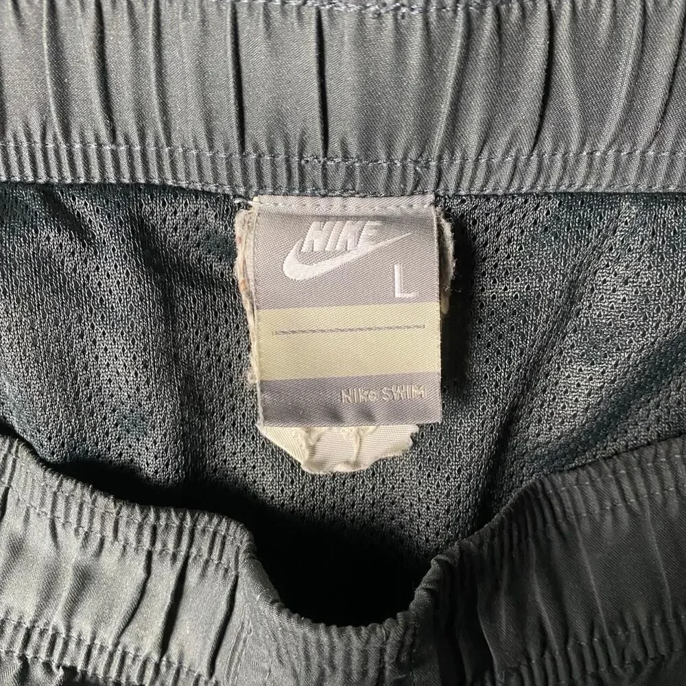 Nike Men's Grey and Black Shorts
